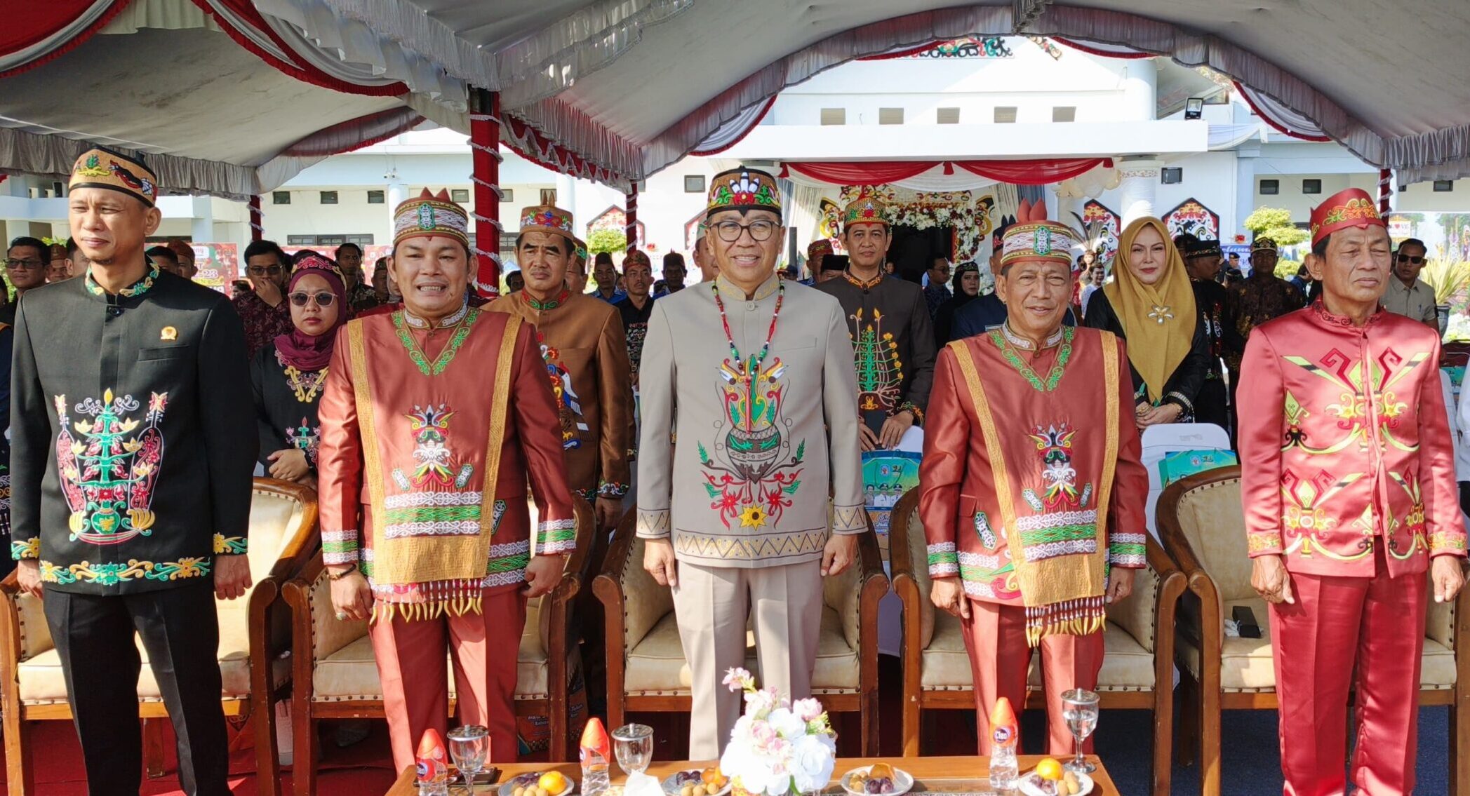 Plt Sekda Kalteng Hadiri Upacara Peringatan Hari Jadi Ke-23 Kabupaten Mura