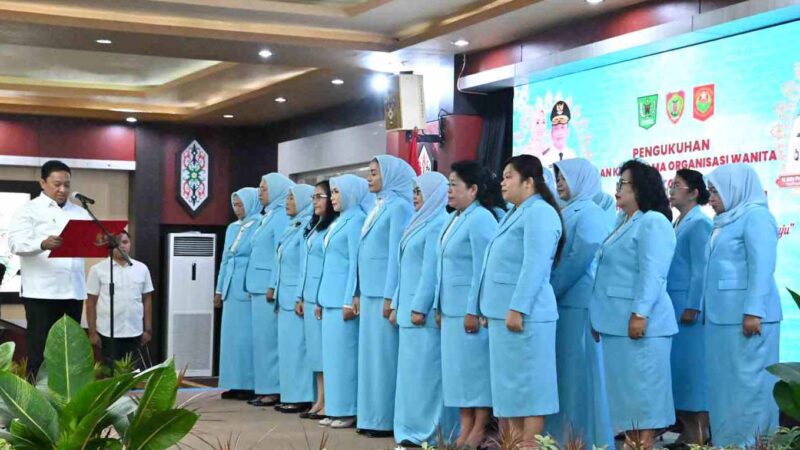 Pengukuhan Pengurus BKOW Provinsi Kalteng Masa Bakti 2025-2030