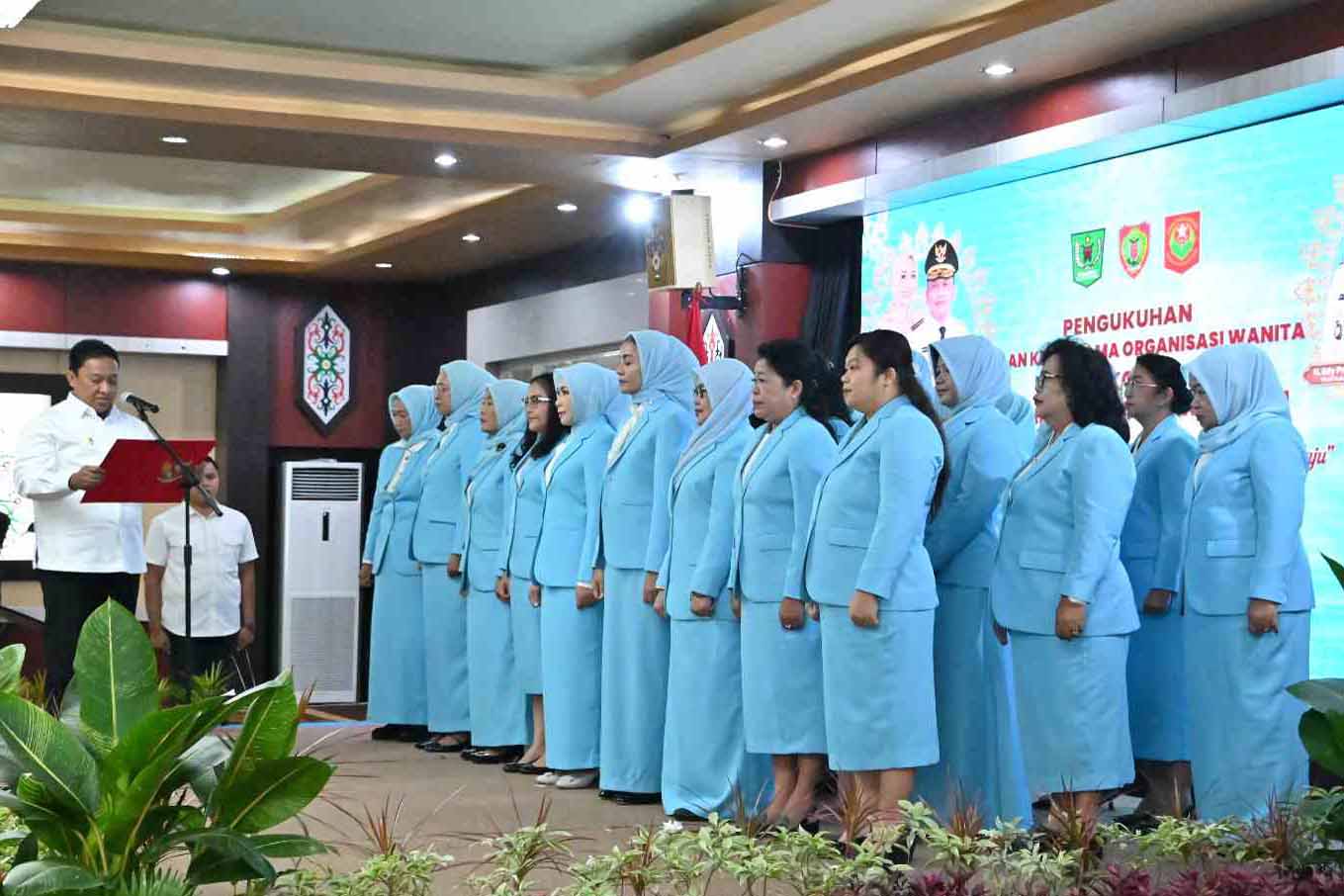 Pengukuhan Pengurus BKOW Provinsi Kalteng Masa Bakti 2025-2030