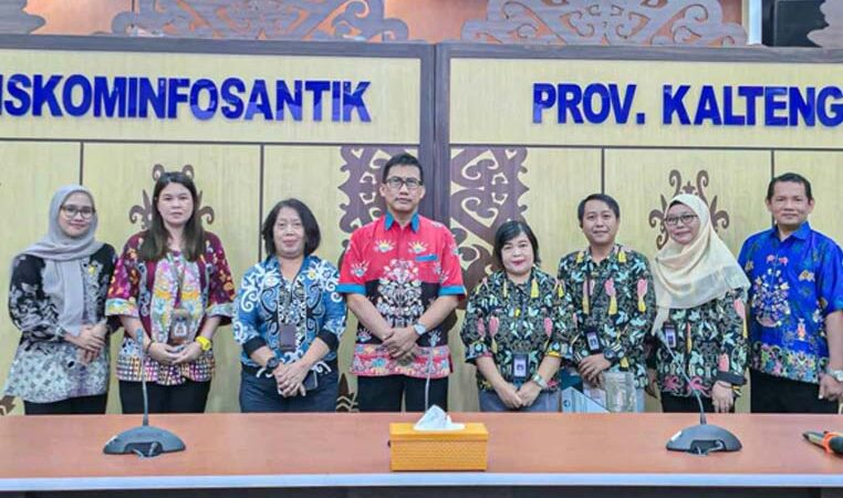 Audiensi Balai Bahasa ke Diskominfosantik Kalteng untuk Pengutamaan Bahasa Negara