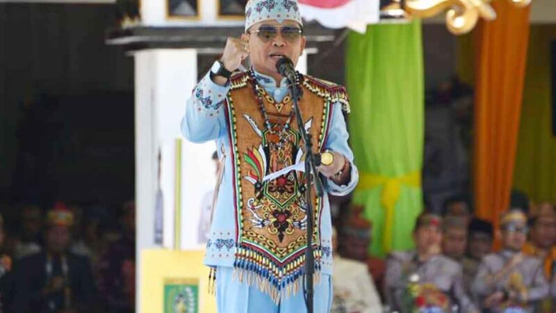 Gubernur Agustiar Sabran Inspektur Upacara Peringatan Hari Jadi Ke-66 Barito Selatan