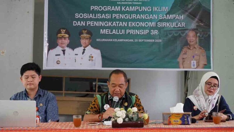 Sosialisasi Proklim, DLH Kalteng Jadikan Kalampangan Role Model Program Kampung Iklim
