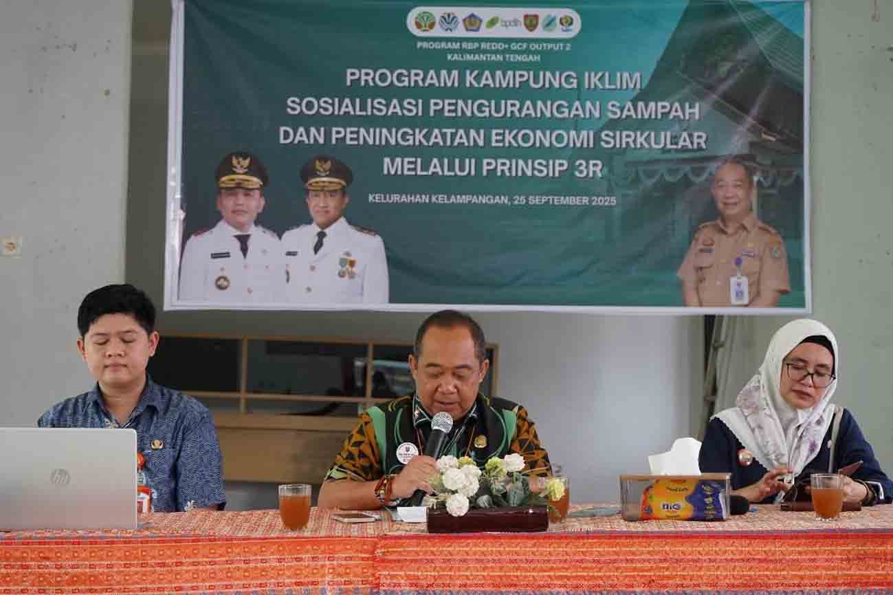 Sosialisasi Proklim, DLH Kalteng Jadikan Kalampangan Role Model Program Kampung Iklim