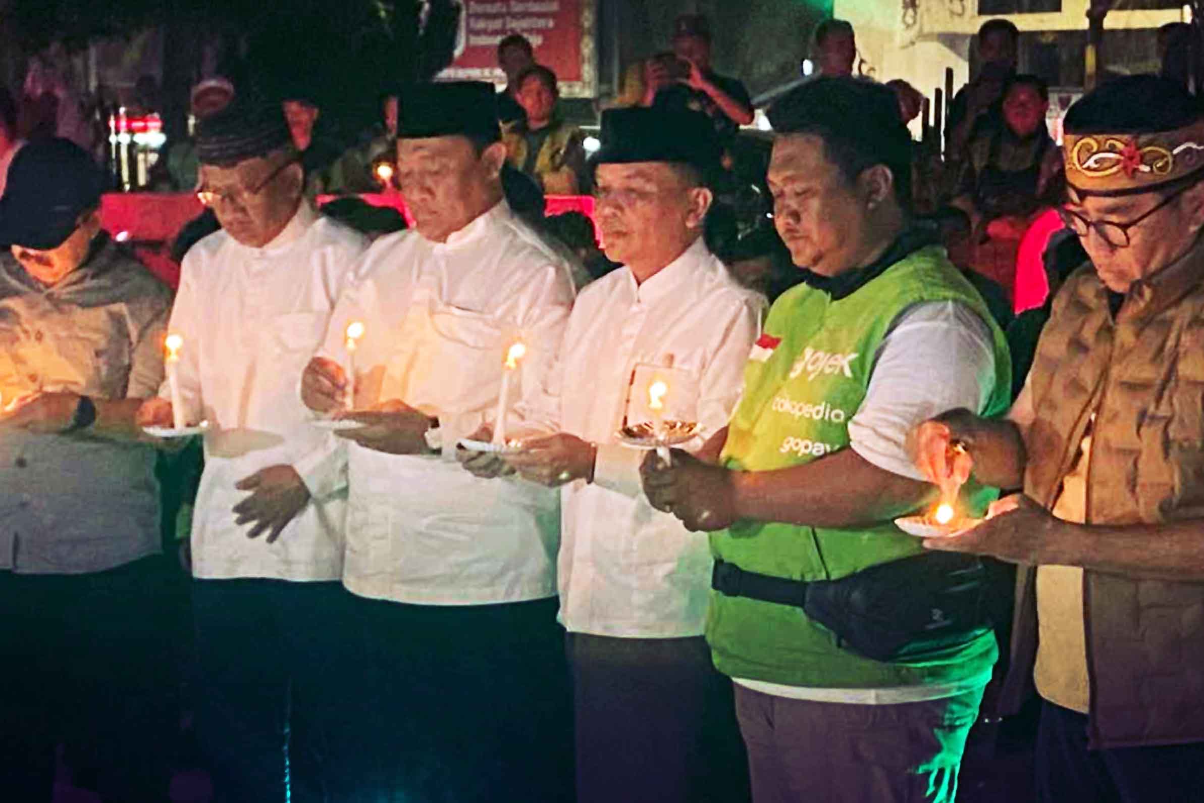 Gubernur dan Wagub Kalteng Hadiri Doa Bersama Ojol Palangka Raya