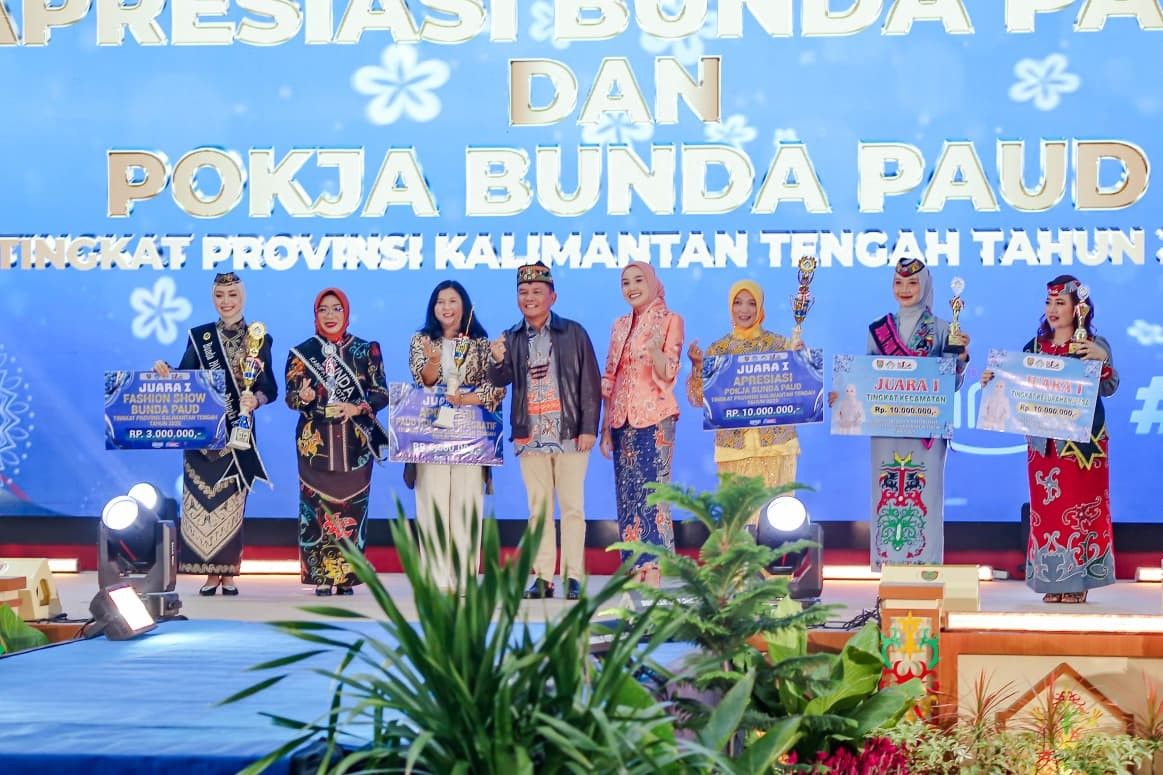 Tutup Apresiasi Bunda PAUD 2025, Gubernur Kalteng Tegaskan Pentingnya PAUD pada Masa Emas Anak