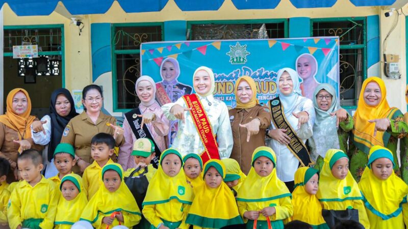 Bunda PAUD Kalteng Kunjungi Sejumlah TK di Palangka Raya