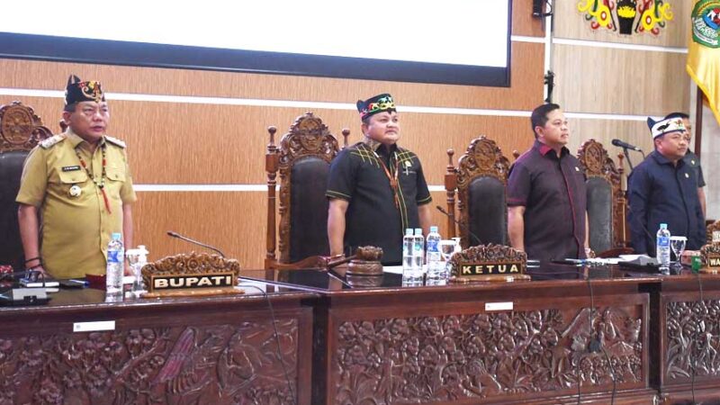 Bupati Kapuas Hadiri Rapat Paripurna ke-19 Tahun Sidang 2025