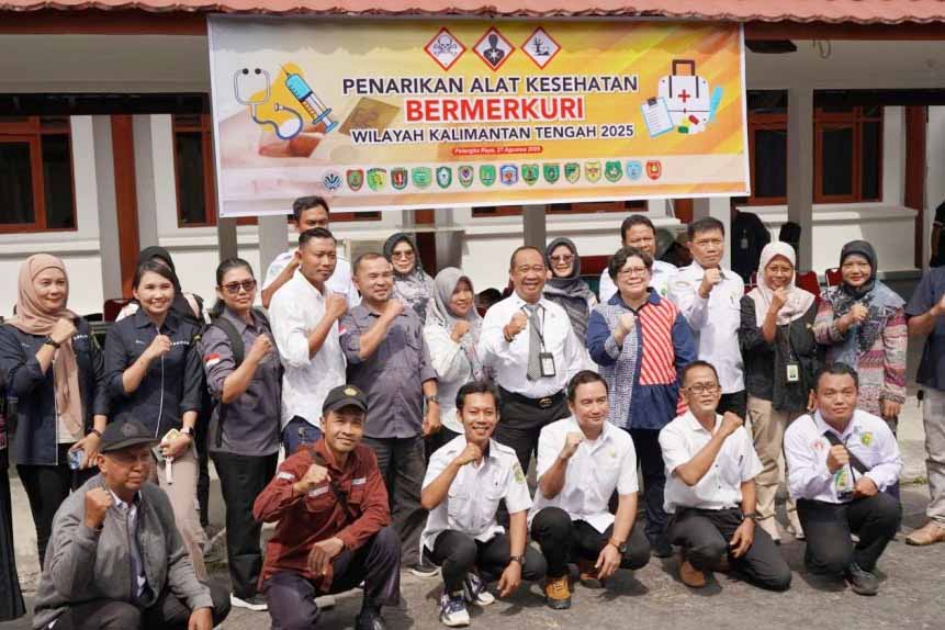 DLH Kalteng Dukung Penarikan Alkes Bermerkuri dari Fasyankes