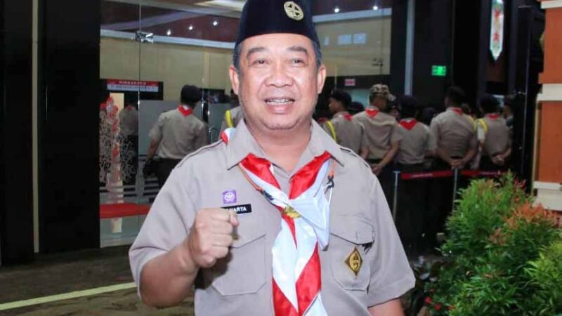 Kepala DLH Kalteng Sampaikan Ucapan Selamat Atas Pengukuhan Gubernur Agustiar Sabran Sebagai Ketua Mabida Gerakan Pramuka