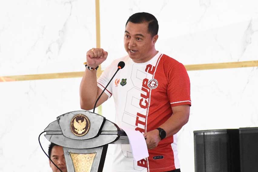 Wabup Dodo Buka Kejuaraan Judo Bupati Kapuas Cup II