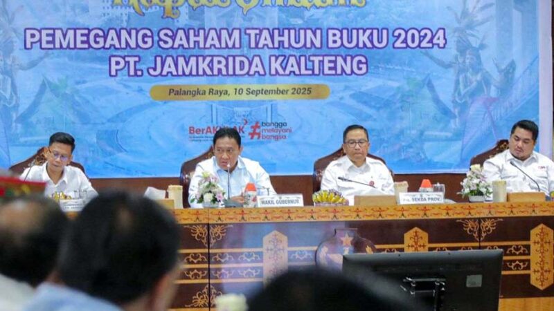 Wagub Minta PT Jamkrida Kalteng Terus Lakukan Inovasi Demi Pembangunan dan Kesejahteraan Masyarakat