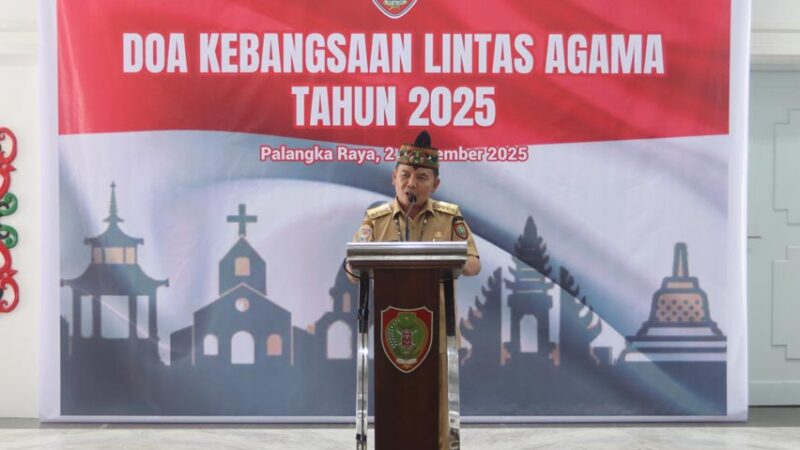 Pemprov Gelar Doa Kebangsaan Lintas Agama untuk Kedamaian di Kalteng