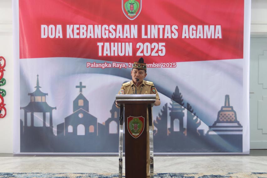 Pemprov Gelar Doa Kebangsaan Lintas Agama untuk Kedamaian di Kalteng