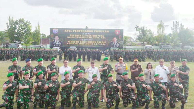 Alih Kodal Kodam XII/Tanjungpura ke Kodam XXII/Tambun Bungai