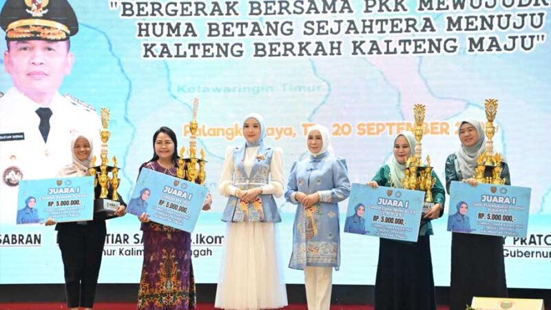 Tutup Rakerda, Aisyah Thisia Agustiar Sabran : Momentum Satukan Langkah dan Sinergi Jalankan Program-Program PKK