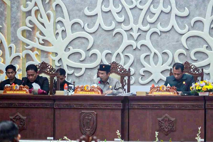 Rapat Paripurna DPRD, Pemprov Kalteng Usulkan 3 Raperda Baru