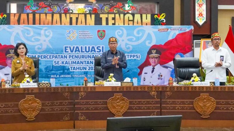 Pemprov Kalteng Gelar Rapat Evaluasi TPPS Kalteng