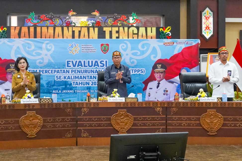 Pemprov Kalteng Gelar Rapat Evaluasi TPPS Kalteng