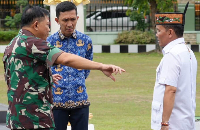 Pangdam XXII/Tambun Bungai Apresiasi Kunjungan Silaturahmi Gubernur Kalteng