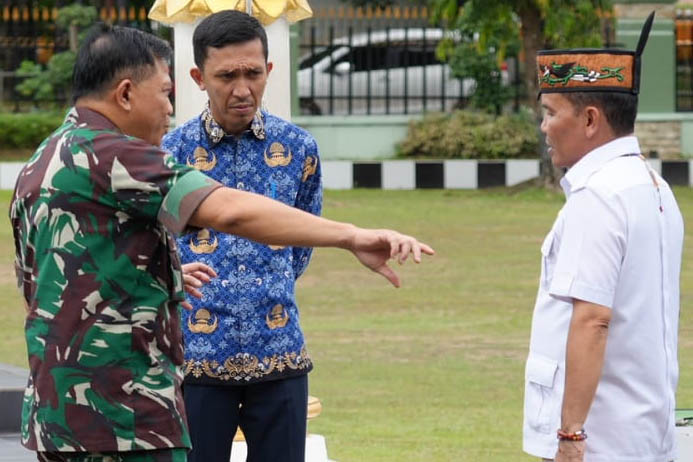 Pangdam XXII/Tambun Bungai Apresiasi Kunjungan Silaturahmi Gubernur Kalteng