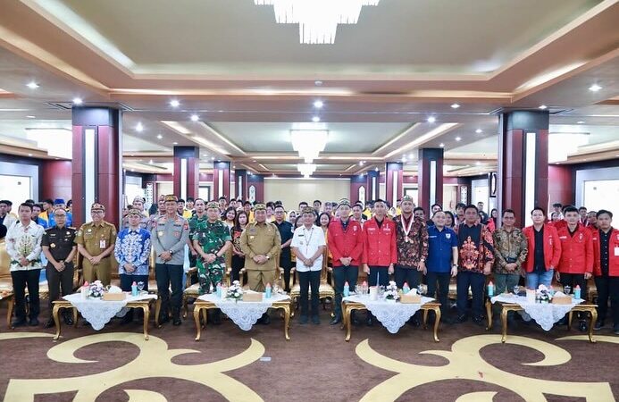 Hadiri Pelantikan FGD dan Rapat DPD GMNI Kalteng, Gubernur Sampaikan Tantangan Generasi Muda di Era Globalisasi