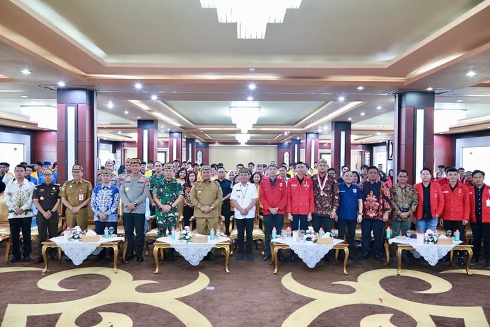 Hadiri Pelantikan FGD dan Rapat DPD GMNI Kalteng, Gubernur Sampaikan Tantangan Generasi Muda di Era Globalisasi