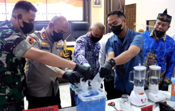 Polres Barut Musnahkan Barbuk Tiga Jenis Narkoba Senilai Rp 2,6 Miliar