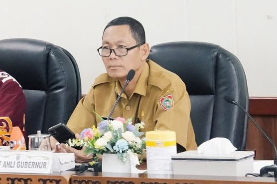 Sahli Yuas Elko Ikuti Rakor Pengendalian Inflasi Daerah Bersama Mendagri Secara Daring