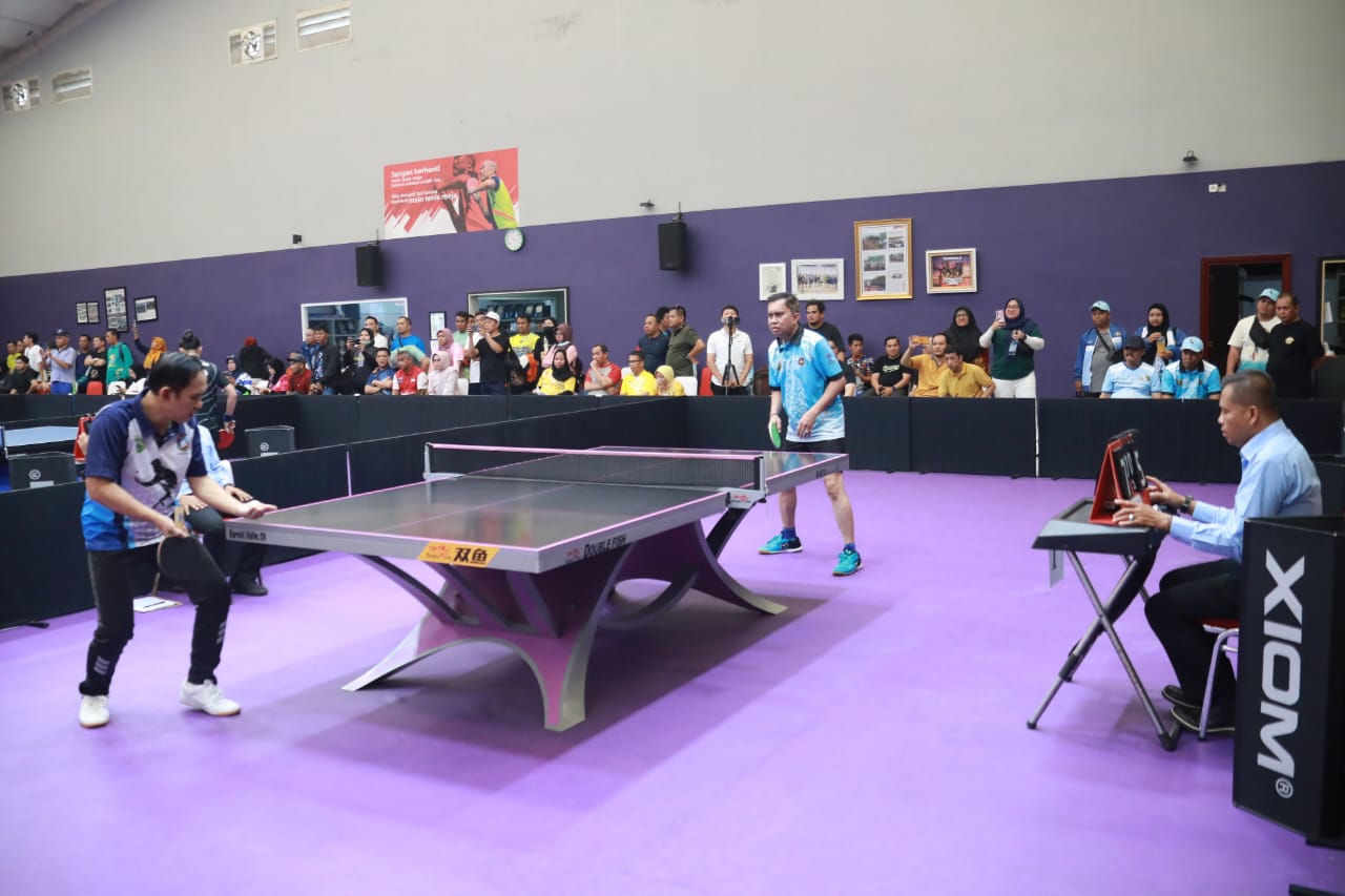 Tenis Meja Kalteng Persembahkan Dua Perunggu PORNAS Korpri XVII