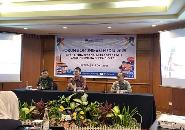 Tingkatan Pemahaman Teknologi Digital, KPwBI Kalteng Gelar Forum Komunikasi Media 2025
