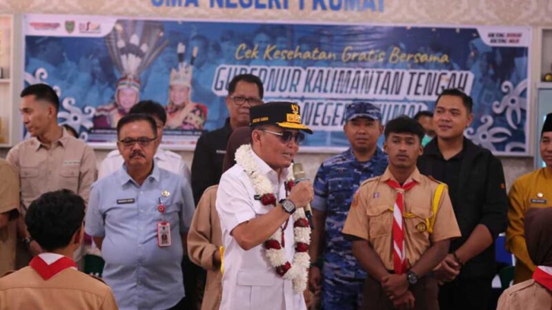 Gubernur Agustiar Sabran Tinjau Digitalisasi Pembelajaran di SMAN 1 Kumai