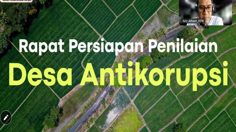 Inspektorat dan KPK RI Laksanakan Monev ke-5 Terkait Persiapan Penilaian Desa Antikorupsi di Kalteng