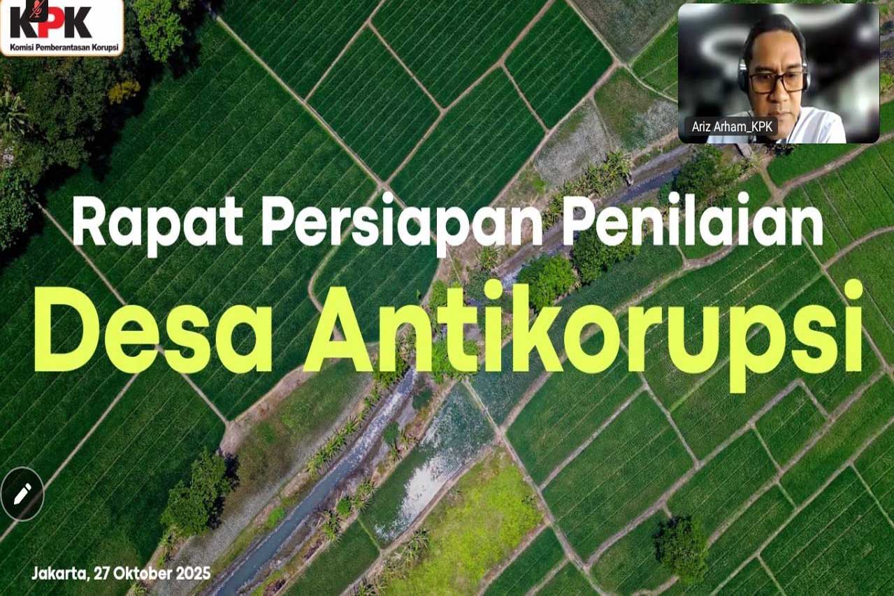 Inspektorat dan KPK RI Laksanakan Monev ke-5 Terkait Persiapan Penilaian Desa Antikorupsi di Kalteng