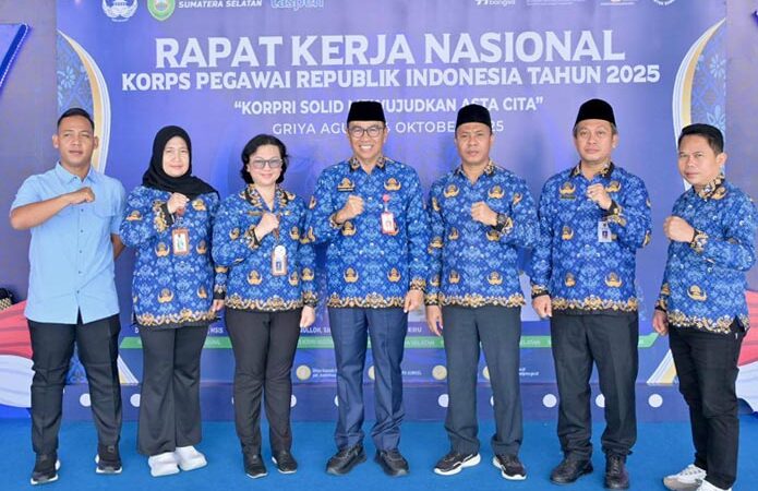 Plt. Sekda Kalteng Hadiri Rakernas KORPRI 2025 di Palembang