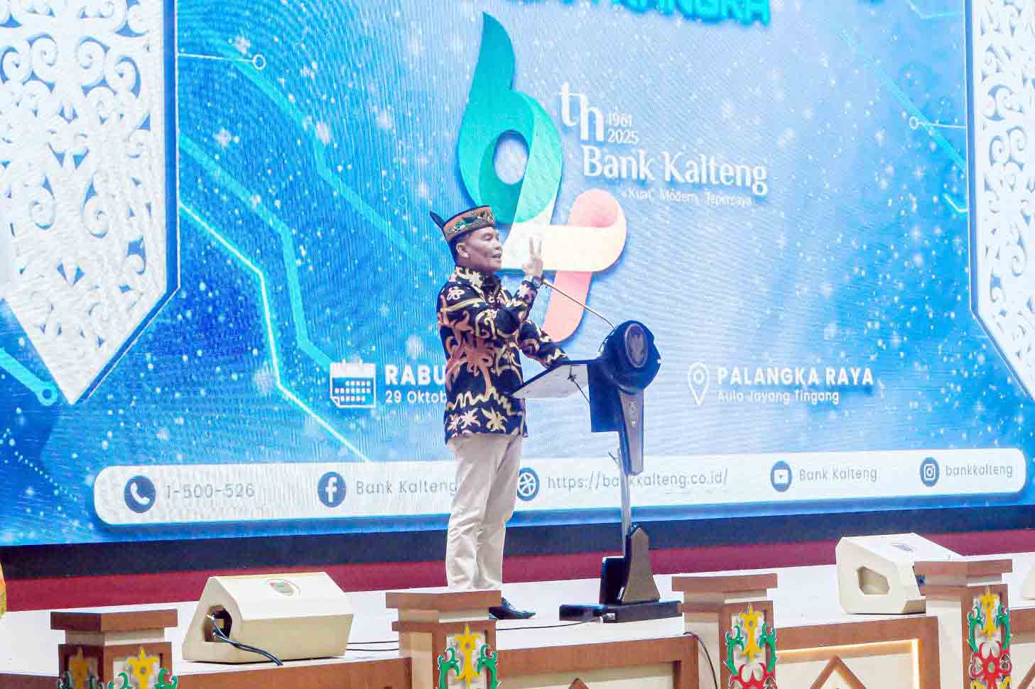 Gubernur Agustiar Sabran Hadiri Malam Silaturahmi HUT ke-64 PT Bank Kalteng