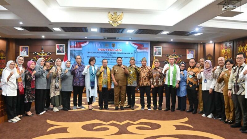 Terima Reses Komisi IX DPR RI, Pemprov Kalteng Siap Besinergi Demi Kesejahteraan Rakyat