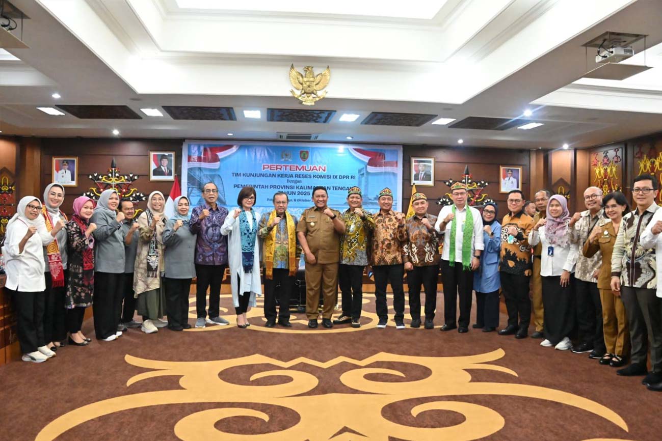 Terima Reses Komisi IX DPR RI, Pemprov Kalteng Siap Besinergi Demi Kesejahteraan Rakyat