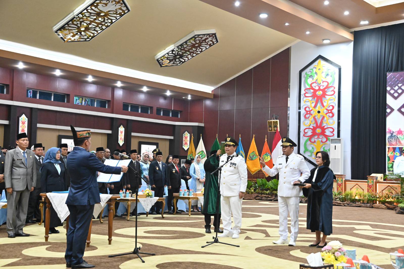 Gubernur Kalteng Lantik Bupati dan Wakil Bupati Barito Utara Periode 2025-2030