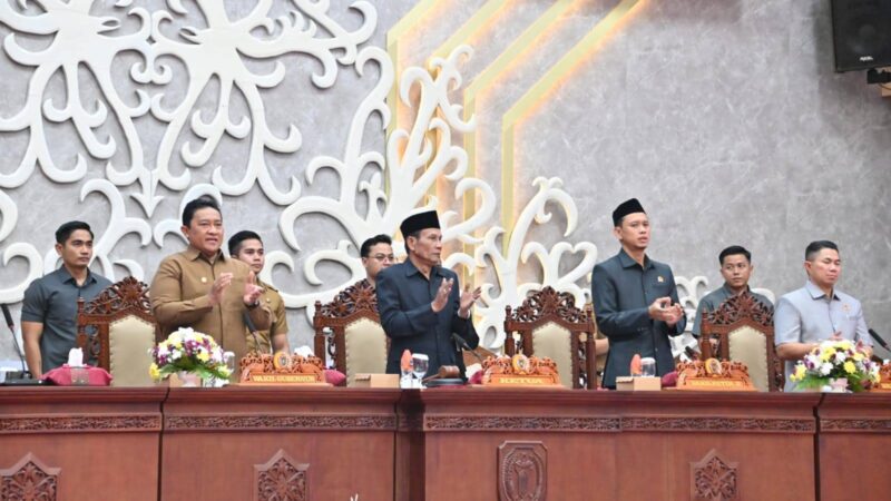 Rapur Penyampaian Pidato Pengantar Gubernur Terkait Nota Keuangan dan Raperda APBD Kalteng 2026