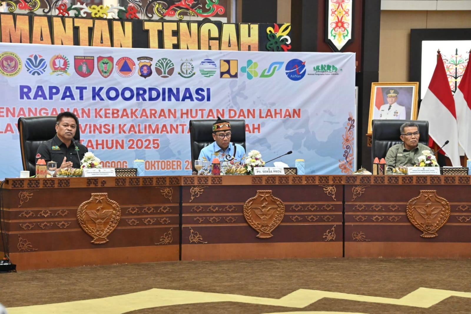 Pemprov Kalteng Gelar Rakor Evaluasi Penanganan Karhutla