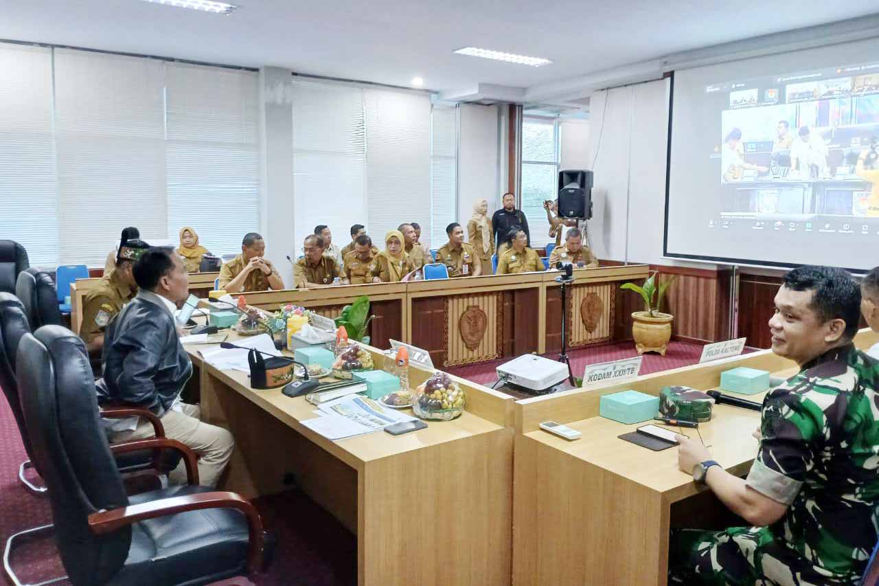 Gubernur Kalteng Ikuti Rakor Pembahasan Percepatan Realisasi Belanja untuk Menjaga Pertumbuhan Ekonomi