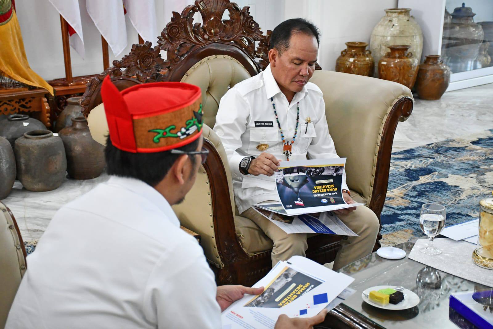 Gubernur Terima Laporan Eksekutif Daerah dan Policy Brief dari BPKP Kalteng