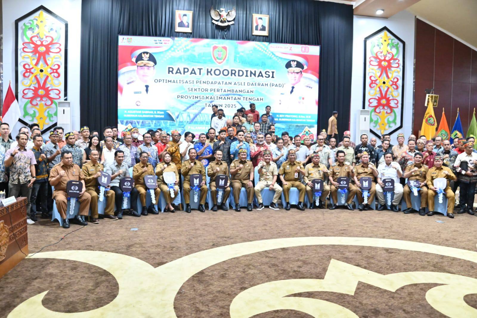 Gubernur Agustiar Sabran Pimpin Rakor Optimalisasi PAD Sektor Pertambangan