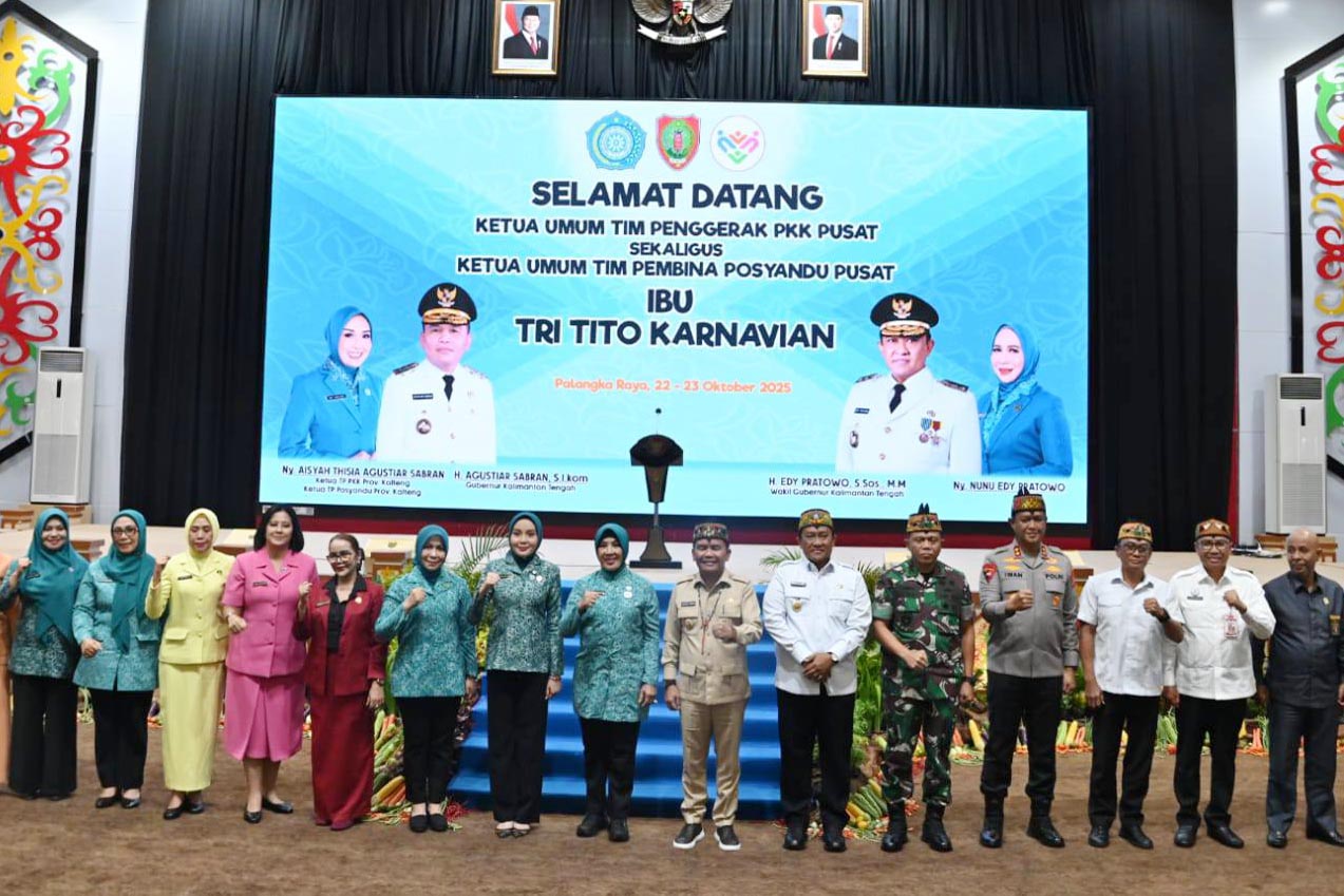 Kunker ke Kalteng, Ketum TP PKK Pusat Dorong Sinergi PKK dengan Pemda