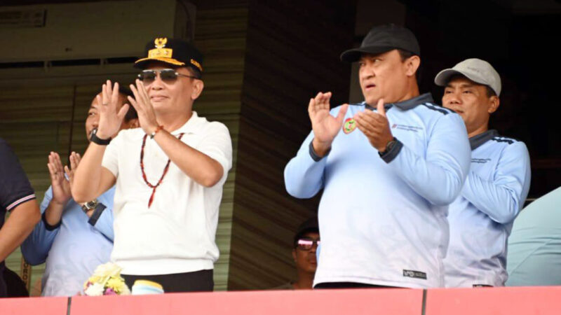 Gubernur Bersama Wagub Kalteng Buka Babak Final Turnamen Sepak Bola Gubernur Cup