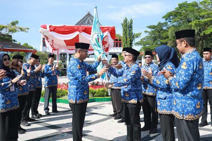 Pemprov Lepas 123 Atlet Korpri Kalteng yang Akan Berlaga di Pornas XVII Palembang