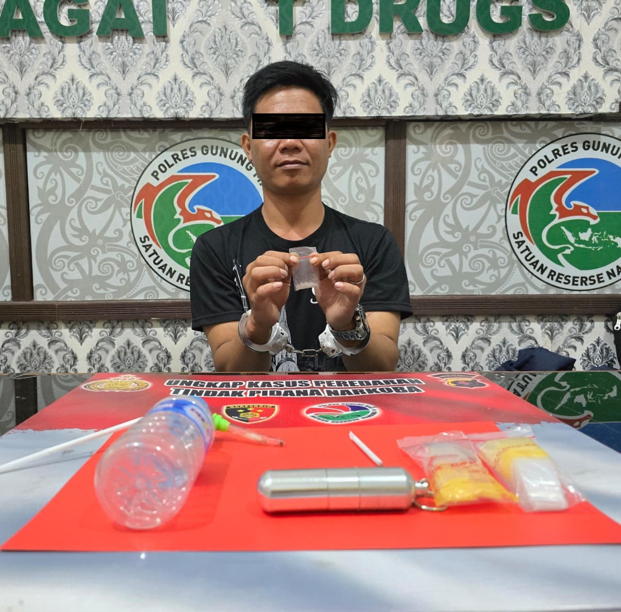 Satres Narkoba Polres Gumas Bekuk Pria Pengedar di Tewah