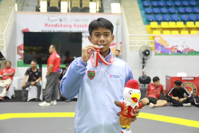 Kontingen Kalteng Raih Medali Perdana di Ajang POPNAS XVII