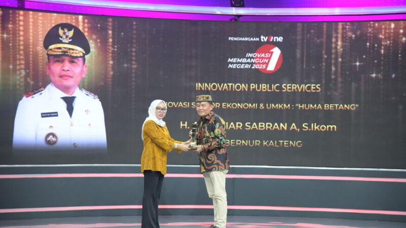Dampak Positif Huma Betang Night Antarkan Gubernur Kalteng Raih Penghargaan TVOne Inovasi Membangun Negeri 2025