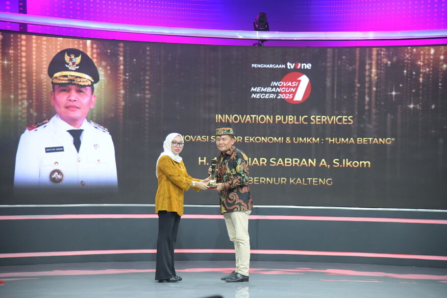 Dampak Positif Huma Betang Night Antarkan Gubernur Kalteng Raih Penghargaan TVOne Inovasi Membangun Negeri 2025